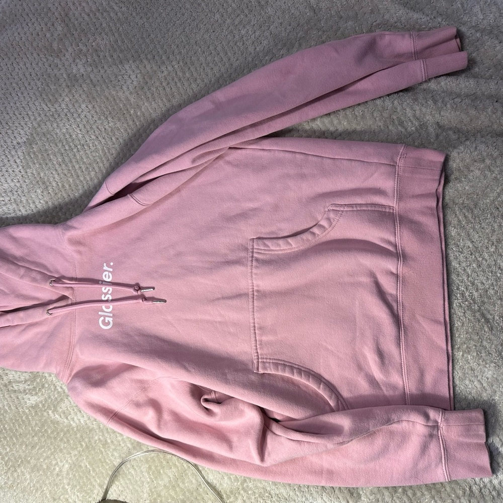 Glossier Pink Hoodie